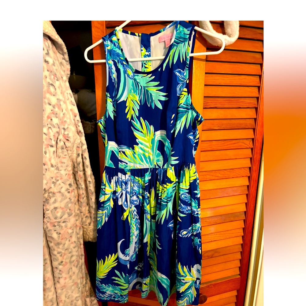 Lilly pulitzer Blue Kassia dress size 4